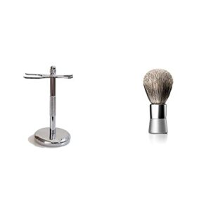 shave stand + brush