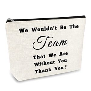 boss gift leader appreciation gift for women makeup bags thank you gift for team leader supervisor coach cosmetic bag pouch boss day birthday retirement leaving farewell gifts for coworker leader boss