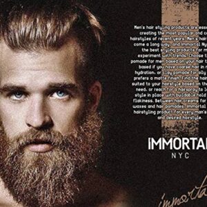 Immortal NYC 'Beard Oil' - 1.7Oz. - Beard Growth Oil - Beard Conditioner - Beard Oil For Men Growth - Beard Softener - Beard Growth For Men - Beard Grooming - Beard Growth Serum-Beard Products For Men