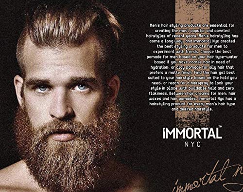 Immortal NYC 'Beard Oil' - 1.7Oz. - Beard Growth Oil - Beard Conditioner - Beard Oil For Men Growth - Beard Softener - Beard Growth For Men - Beard Grooming - Beard Growth Serum-Beard Products For Men