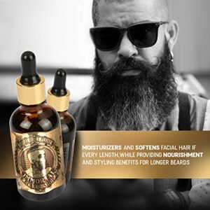 Immortal NYC 'Beard Oil' - 1.7Oz. - Beard Growth Oil - Beard Conditioner - Beard Oil For Men Growth - Beard Softener - Beard Growth For Men - Beard Grooming - Beard Growth Serum-Beard Products For Men