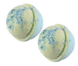 candles and cream it’s a beautiful day bath bombs, invigorating and luxurious, all-natural spa fizzies for stress relief and aromatherapy-set of 2