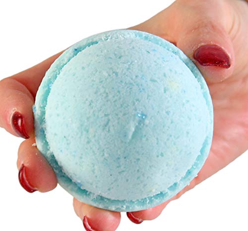 Candles and Cream It's A Beautiful Day Bath Bombs, Invigorating and Luxurious, All-Natural Spa Fizzies for Stress Relief and Aromatherapy-Set of 2