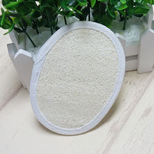 INGVY Dry Brushing Body Brush Natural Loofah Bath Shower Sponge Body Scrubber Exfoliator Washing Pad Bathroom Accessories Lightweight Durable