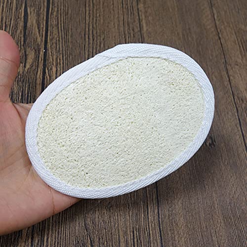 INGVY Dry Brushing Body Brush Natural Loofah Bath Shower Sponge Body Scrubber Exfoliator Washing Pad Bathroom Accessories Lightweight Durable