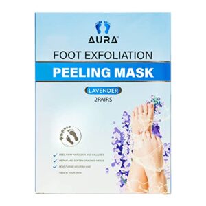 Foot Peel Mask (2 Pack) - Chracked Heel Repair, Dead Skin Remover for Baby Soft Feet - Natural Treatment