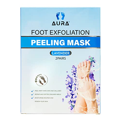 Foot Peel Mask (2 Pack) - Chracked Heel Repair, Dead Skin Remover for Baby Soft Feet - Natural Treatment