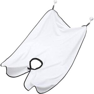 LucaSng Shaving Cloth Scissors Release Shave Trimming Cloth Neck Apron with Suction Cup