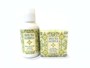 greenwich bay trading co.white tea calendula shea butter soap and lotion gift set