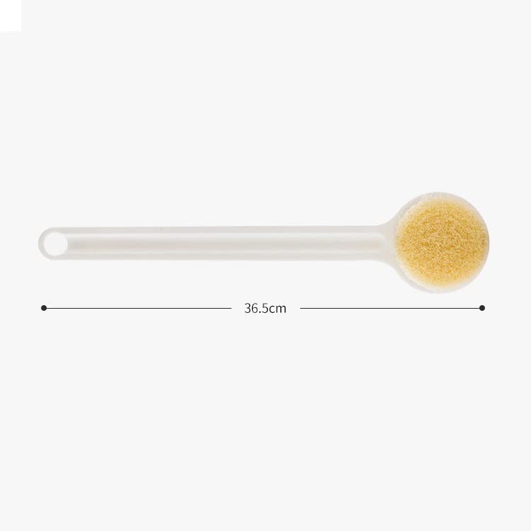 INGVY Dry Brushing Body Brush 1pc Long Handle Bath Brush Soft Body Scrubber Shower Exfoliator Scrub Skin Massager Nylon Cleaning Brush Bathroom Accessories