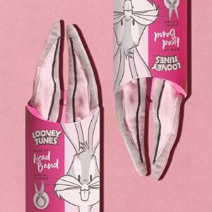 MAD Beauty Looney Tunes Bugs Bunny Make-Up Headband, Keeps Hair Neatly Tucked Away Out of Face, Comfortable, Soft Costume Headband, Use While Doing Make-Up, Applying Creams, or Face Masks