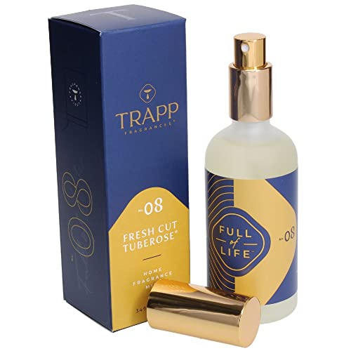 Trapp 3.4 FL Oz White Floral Variety Fragrance Mist, Set of 2 - Includes No. 08 Fresh Cut Tuberose and No. 20 Water, Scented Room Spray