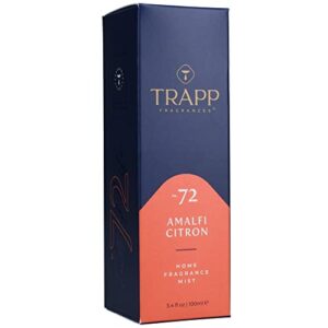 Trapp 3.4 FL Oz Summer Day Variety Fragrance Mist, Set of 2 - Includes No. 72 Amalfi Citron and No. 14 Mediterranean Fig, Scented Room Spray