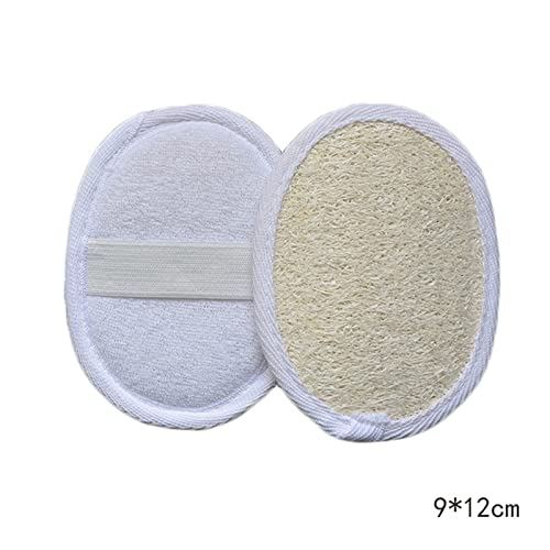 INGVY Dry Brushing Body Brush Natural Loofah Body Scrubber Bath Exfoliating Sponge Soft Shower Brushes Clearner Pad Exfoliator Shower Puff Body Skin Care Tool