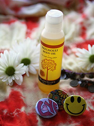 Plantlife Patchouli Body & Bath Oil with Vitamin E, Apricot & Jojoba- 4 oz.