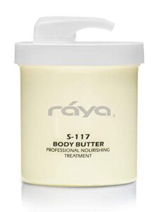 raya body butter thick body moisturizer for dry, cracked hands and feet, can be used as a luxurious massage cream, great for all skin types