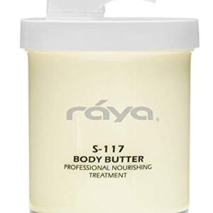 Raya Body Butter Thick Body Moisturizer for Dry, Cracked Hands and Feet, Can Be Used as a Luxurious Massage Cream, Great for All Skin Types