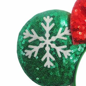 Needzo Christmas Headbands, Festive Holiday Hair Accessory for Women or Girls, One Size Fits Most (Mouse Ears)