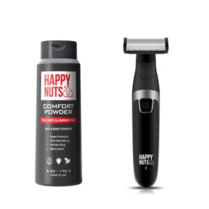 happy nuts the ballber™ groin hair trimmer with comfort powder