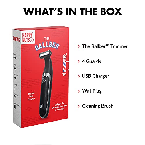 HAPPY NUTS The Ballber™ Groin Hair Trimmer with Comfort Powder