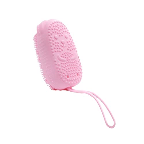 INGVY Dry Brushing Body Brush Silicone Body Scrub Exfoliating Artifact Sponge Bath Brush Double-Sided Bath Brush Adult Universal Bathroom Accessories