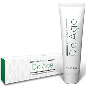 organys deage instant eye bag & wrinkle remover. in 2 minutes greatly reduces under eye puffiness dark circles fine lines crow’s feet – immediately. long lasting. anti aging facelift in a tube