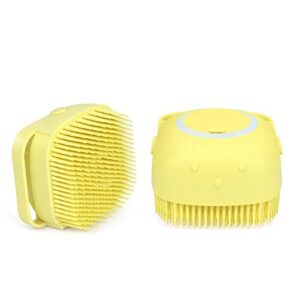 INGVY Dry Brushing Body Brush Exfoliating Body Scrub Bath Brush Bath Brush Silicone Massage Brush Creative Refillable Liquid Shower Bath Ball Brush