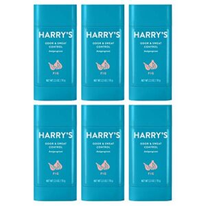 harry’s extra-strength antiperspirant – odor & enhanced sweat control antiperspirant for men – fig (6 count)