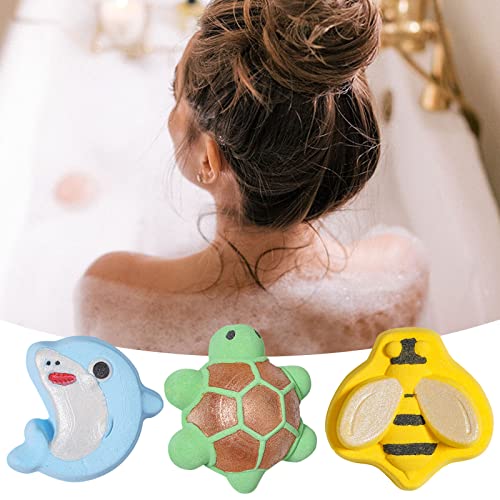 Shower Steamers Aromatherapy - Bath Bombs With Natural Ingredients, Orange Blueberry Tea Tree Fruity Aroma, Cute Animal Shape Shower Bombs with Essential Oils Gifts for Women Men