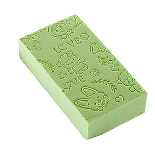 INGVY Dry Brushing Body Brush Exfoliating Bath Body Shower Sponge Spa Scrub Exfoliator Dead Skin Remover (Size : Green)