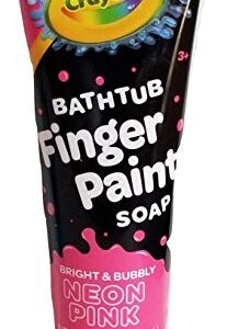 Bright & Bubbly Neon Bathtub Finger Paint Soap 4 Piece Set