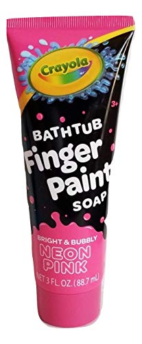 Bright & Bubbly Neon Bathtub Finger Paint Soap 4 Piece Set