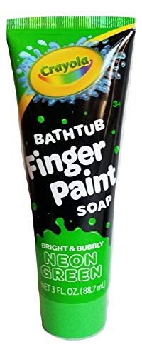 Bright & Bubbly Neon Bathtub Finger Paint Soap 4 Piece Set