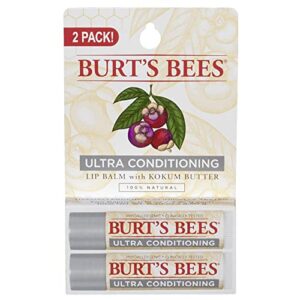 Burts Bees 2 Pack Ultra Conditioning Lip Balm, 0.3 OZ