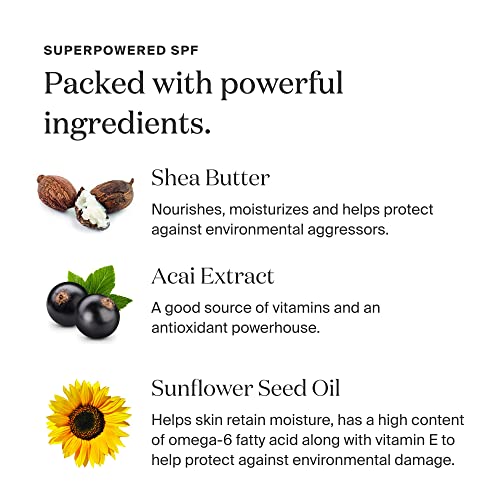 Supergoop! PLAY Lip Balm with Acai, 0.5 fl oz - SPF 30 PA+++ Reef-Friendly, Broad Spectrum Sunscreen - Hydrating Honey, Shea Butter & Sunflower Seed Oil - Clean Ingredients - Great for Active Days