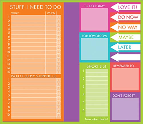 Book of Sticky Notes: Stuff I Need to Do - Brights