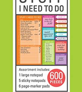 Book of Sticky Notes: Stuff I Need to Do - Brights