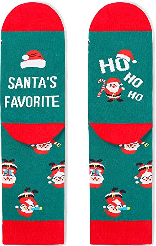 HAPPYPOP Funny Christmas Socks For Men Boys Holiday Socks Gingerbread Socks Gingerbread Gifts Stocking Stuffers For Teen Boys Secret Santa Gifts Christmas Gifts