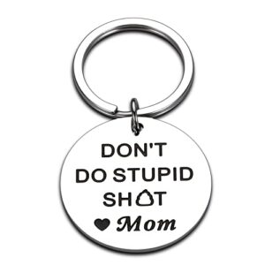 stocking stuffer gifts for teen boys girls christmas gifts idea from mom to son daughter valentines birthday new driver graduation gift for him her boy girl funny don’t do stupid st keychain