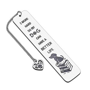 funny bookmark gifts for women men dog lover friends inspirational birthday christmas gift for coworker boss book lover bookmark for dog mom dog dad stocking stuffer valentine for son daughter him her
