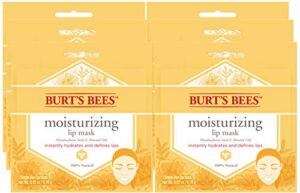 burt’s bees lip masks easter basket stuffers, ultra conditioning lip care spring gift for women, for all day hydration, 100% natural, single use (6 count)