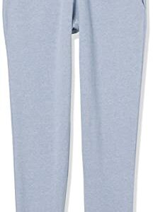 Amazon Essentials Women's French Terry Fleece Jogger Sweatpant (Available in Plus Size), Indigo Blue Heather, Medium