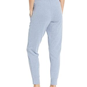 Amazon Essentials Women's French Terry Fleece Jogger Sweatpant (Available in Plus Size), Indigo Blue Heather, Medium