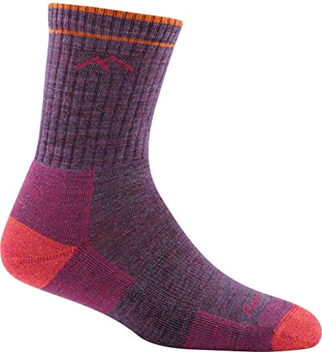 DARN TOUGH (Style 1903) Women's Hiker Hike/Trek Sock - Plum Heather, Large