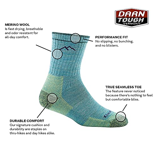 DARN TOUGH (Style 1903) Women's Hiker Hike/Trek Sock - Plum Heather, Large