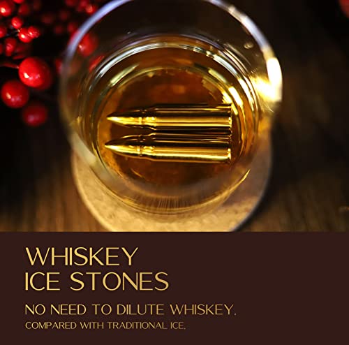 Gifts for Men Him,Whiskey Stones,Christmas Stocking Stuffers for Men,Cool Men Gifts for Christmas Anniversary Birthday from Wife Daughter,Unique Bourbon Gifts,Whiskey Gifts for Men Who Have Everything