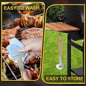 BBQ Grill Scraper Gifts for Men, Stocking Stuffers for Men, Cool BBQ Gifts for Women Dad Mom Husband, Bristle Free Safe BBQ Scraper Fits Any Grilling Grate or Smoker Cleaning Tool and Kitchen Gadgets