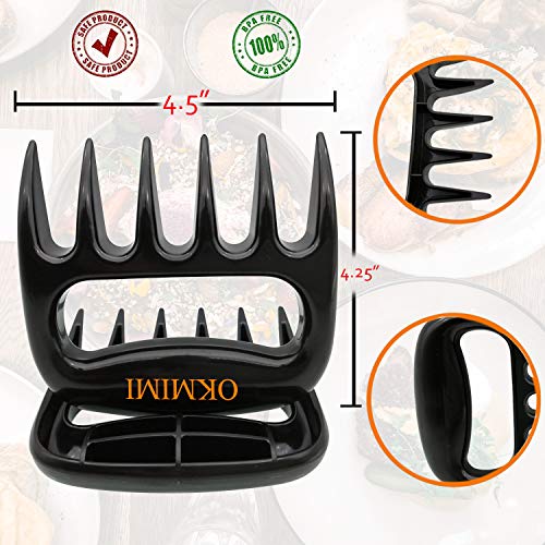 Meat Pork Claws Meat Shredder Claws Best Pulled Pork Shredder Claws - BBQ Smoker Meat Shredding Handles Claws - Non-slip Kitchen Claws Gadgets - Christmas Gift Stocking Stuffers for Men