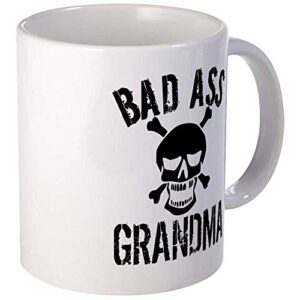 bad ass grandma mug – ceramic 11oz coffee/tea cup gift stocking stuffer