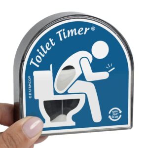 katamco toilet timer (office), funny gifts for men, husband, dad, fathers day, birthday, christmas stocking stuffer